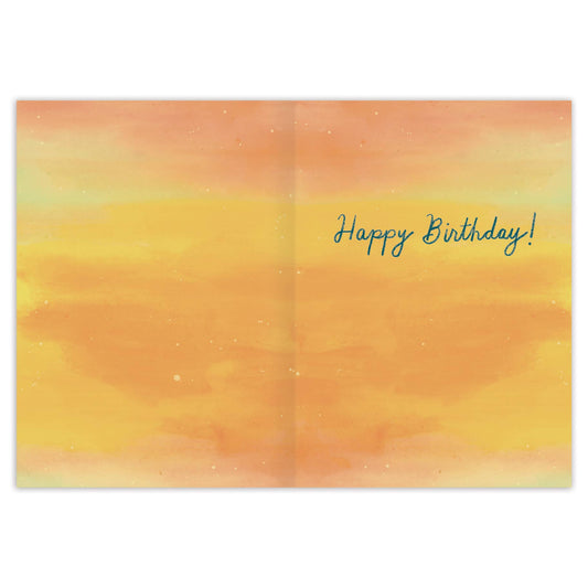 Brighter Because Of You Birthday Card