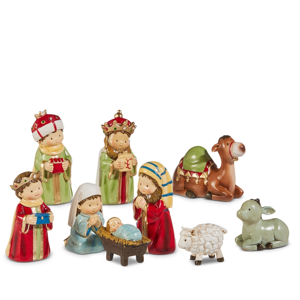 3.5" Bright Nativity