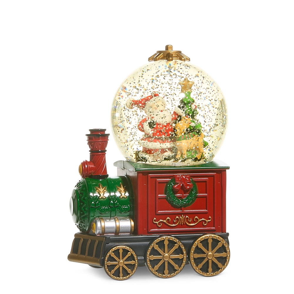 7.5" Santa Train Water Globe