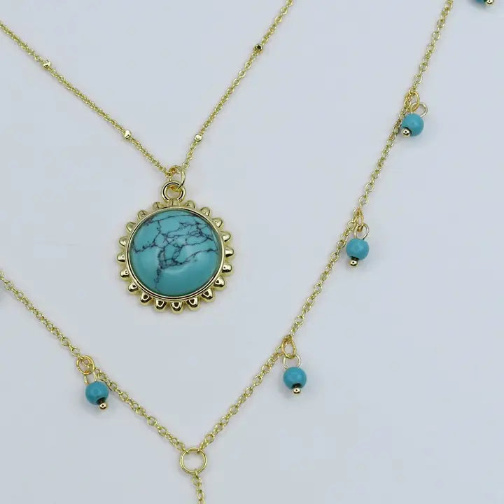 Turquoise Harmony Layered Necklace