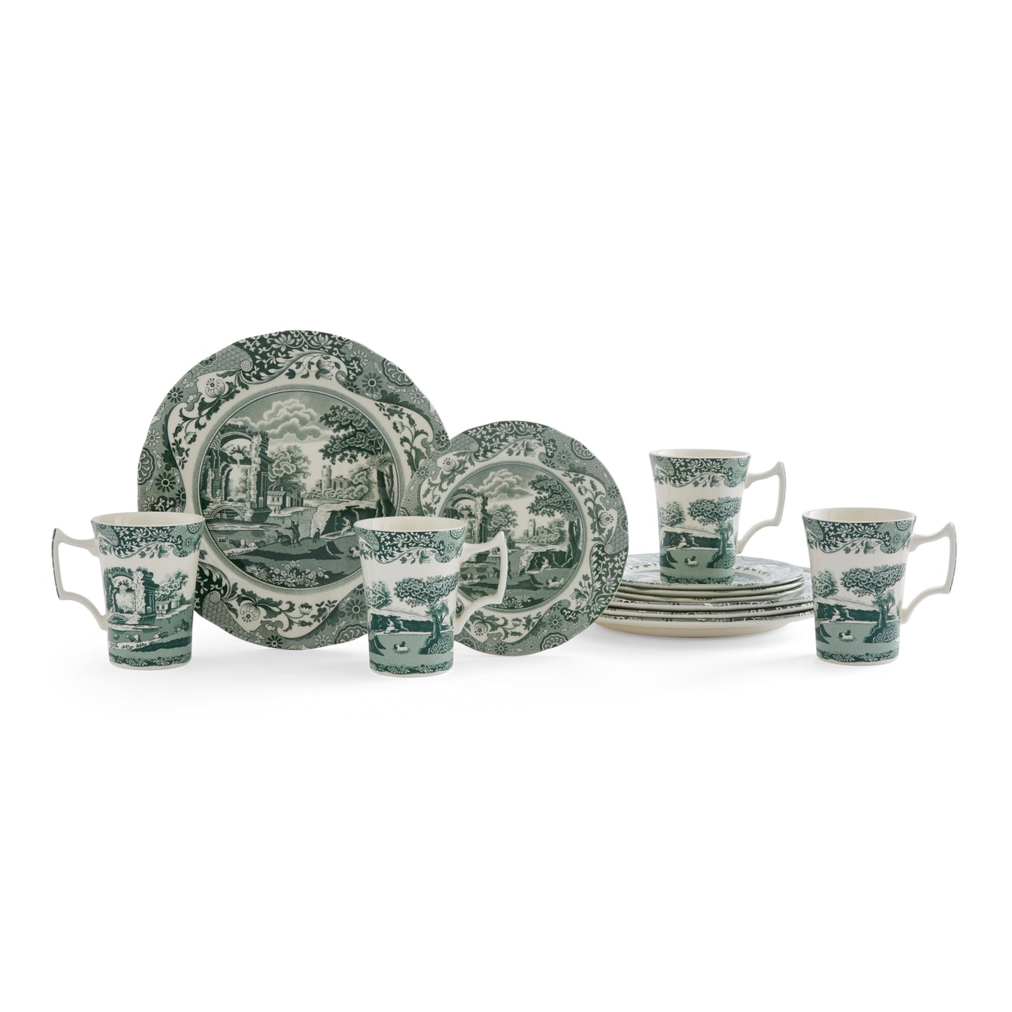 Green Italian 12 Pc Set