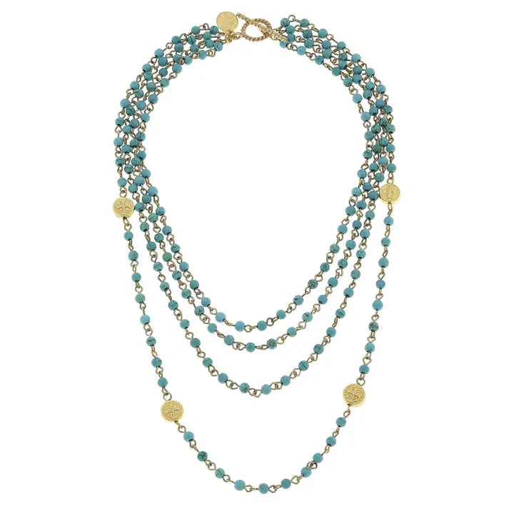 Turquoise Linked Necklace