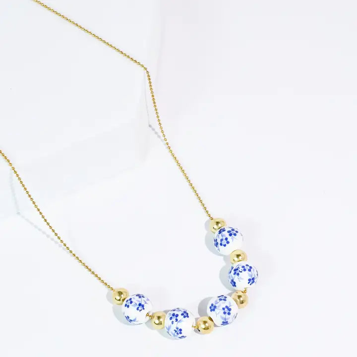 Blue Blossom Necklace