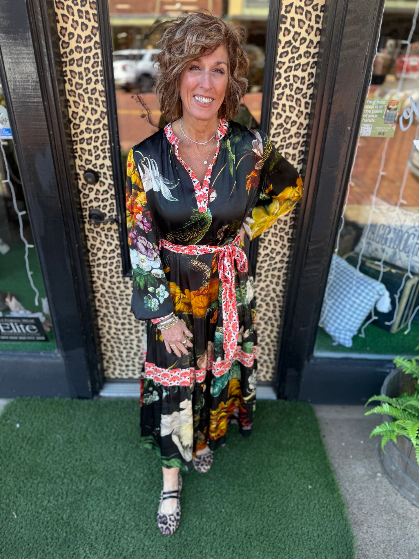 Audubon Drop Waist Dress