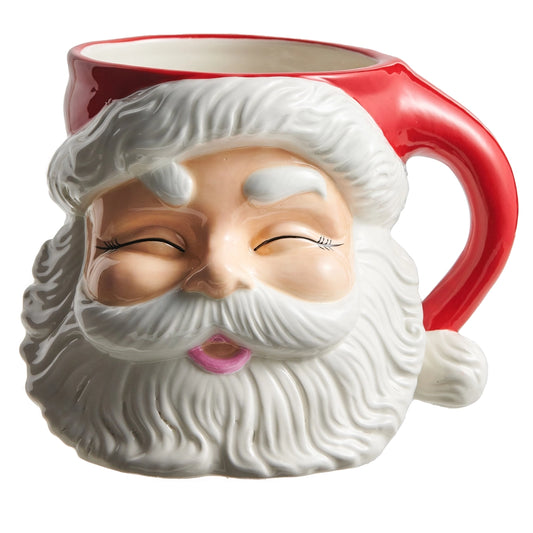 7.5" Red Santa Container