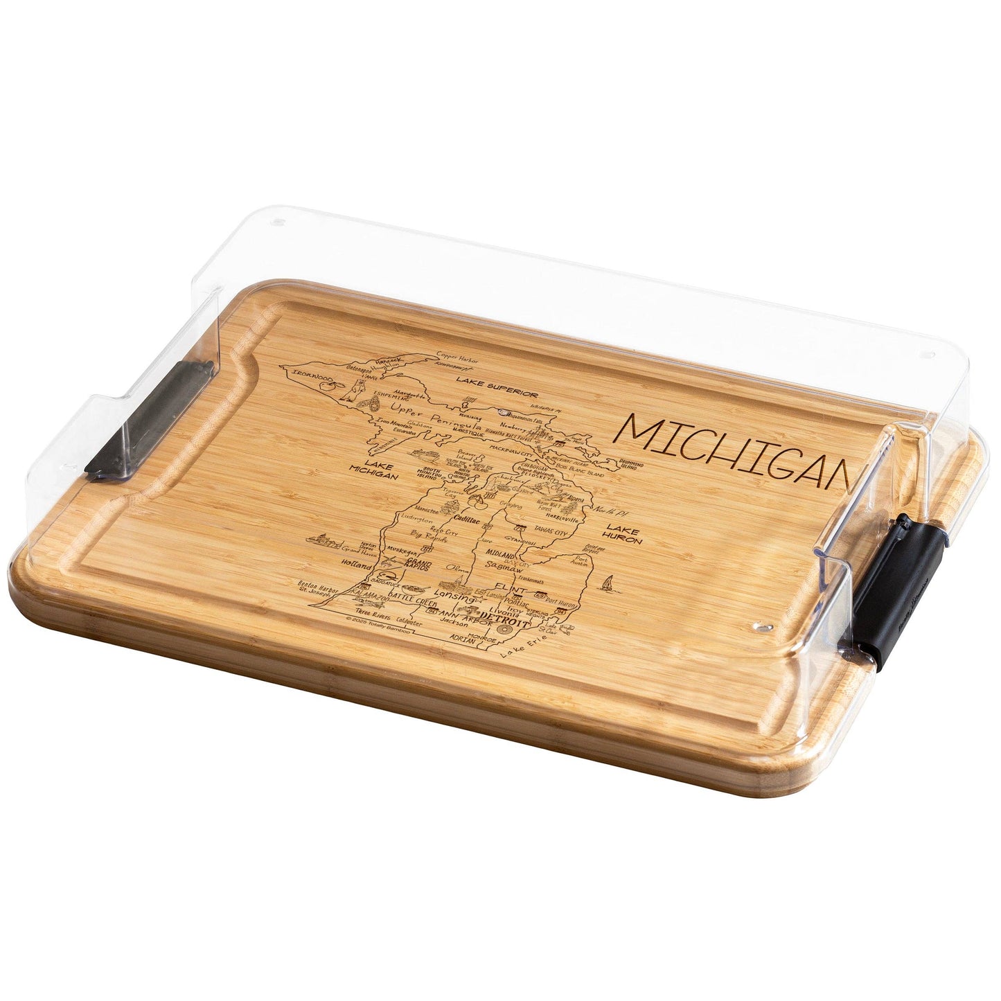 Flip, Serve & Store™ State Charcuterie Board with Lid: Texas