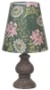 Green Floral Accent Lamp