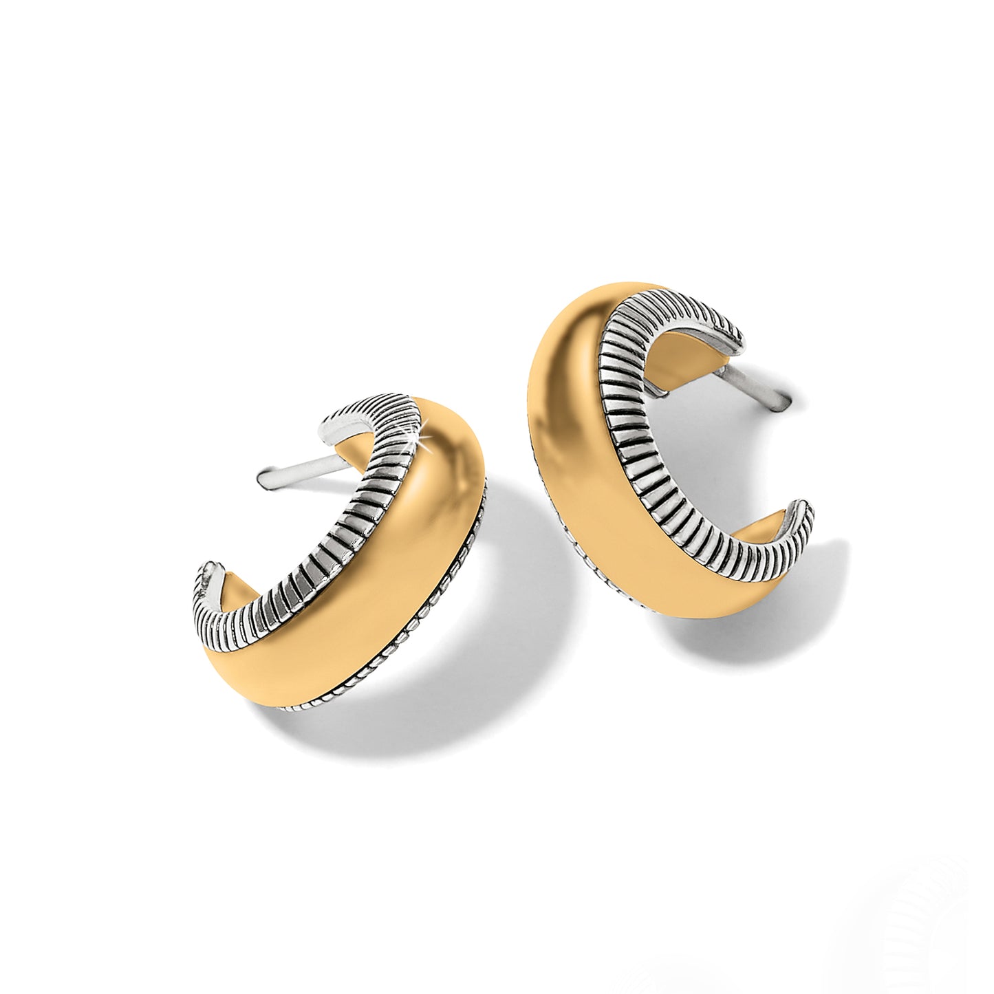 Interlok Noir Gold Hoop Sm