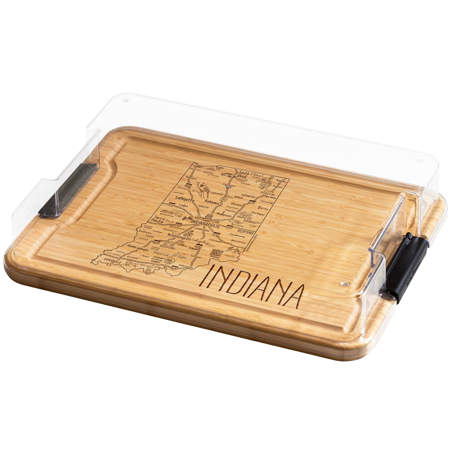 Flip, Serve & Store™ State Charcuterie Board with Lid: Texas