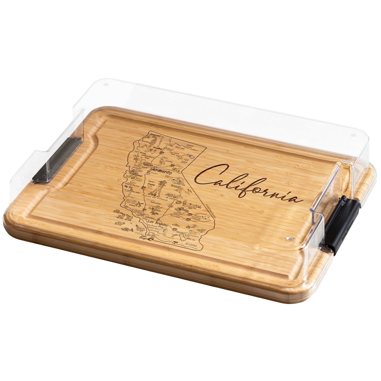 Flip, Serve & Store™ State Charcuterie Board with Lid: Texas