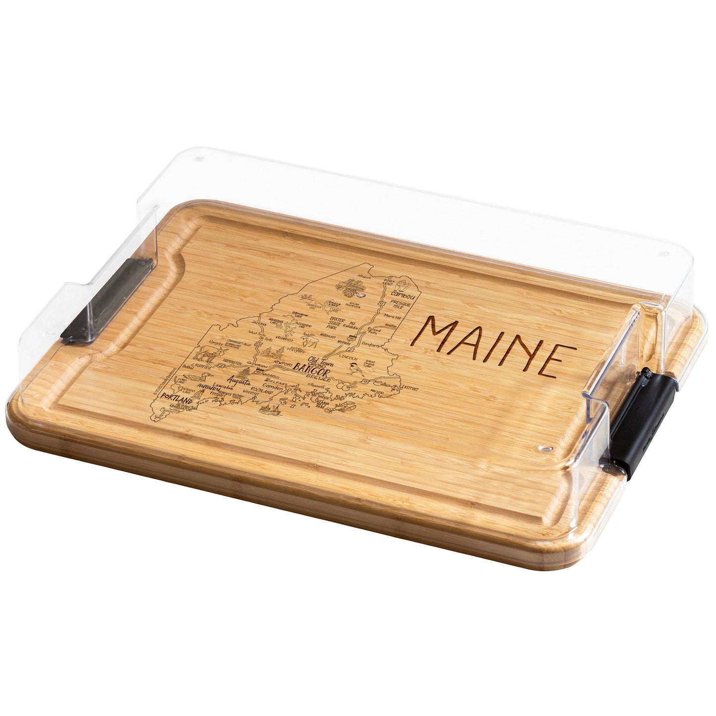 Flip, Serve & Store™ State Charcuterie Board with Lid: Texas