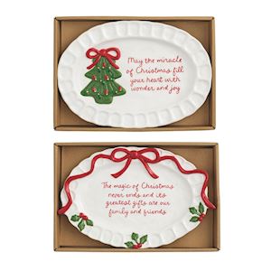 Christmas Sentiment Plate