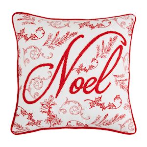 Noel Toile Pillow