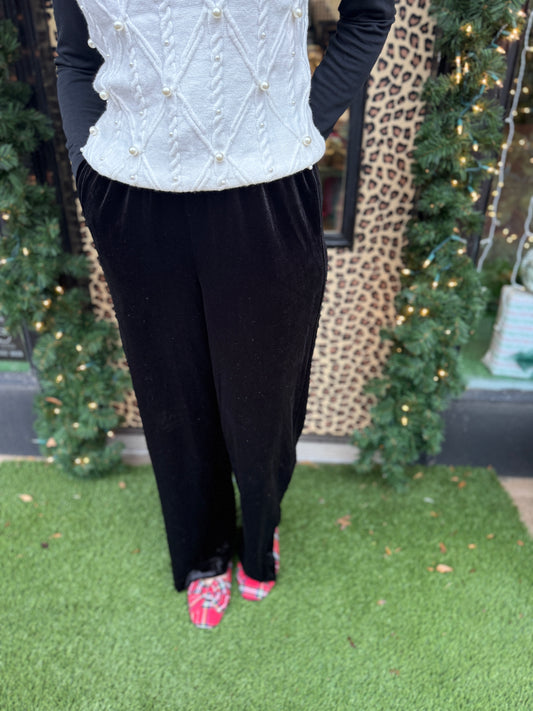 Holiday Velvet Pants