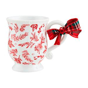 Word Print Toile Mug