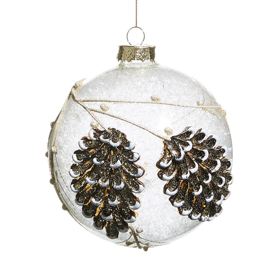 5" Pinecone Ball Ornament