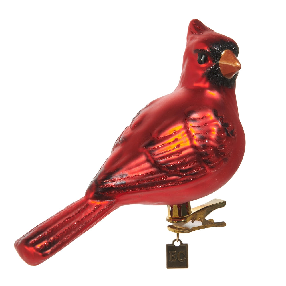 6" Cardinal Clip-On Ornament