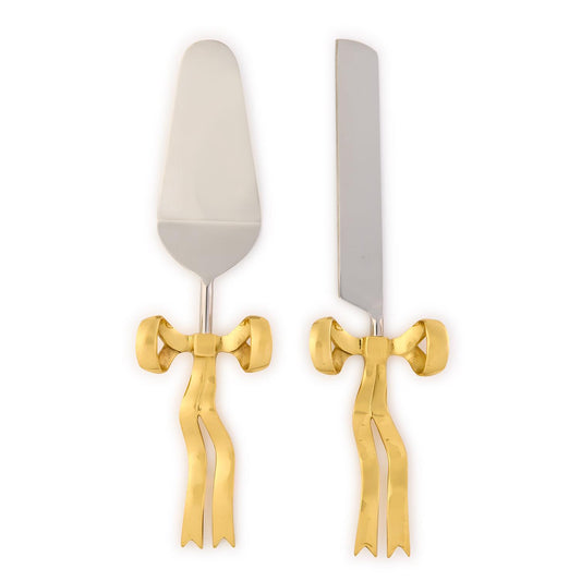 Bow Appetit 2 Pc Cake Server Set