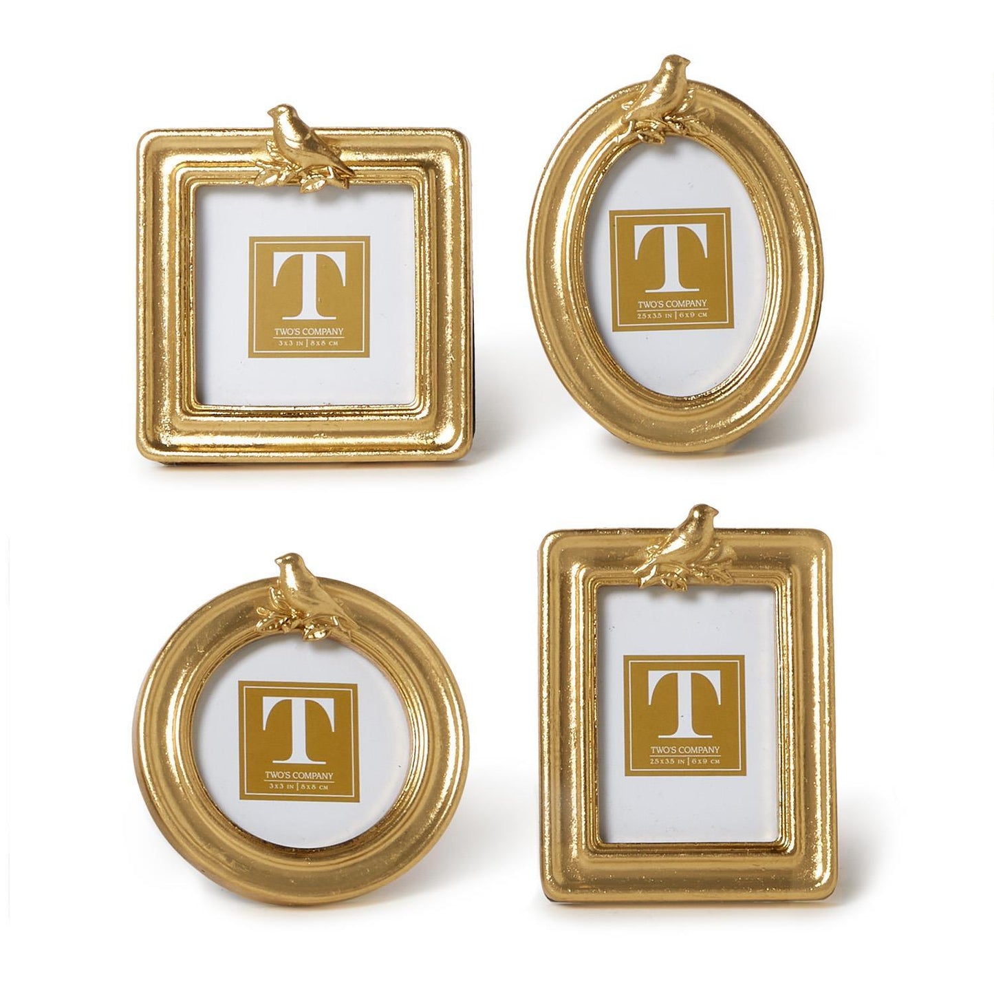 Gold Bird Photo Frames