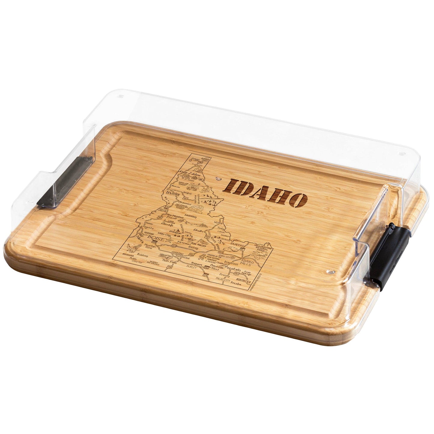 Flip, Serve & Store™ State Charcuterie Board with Lid: Texas