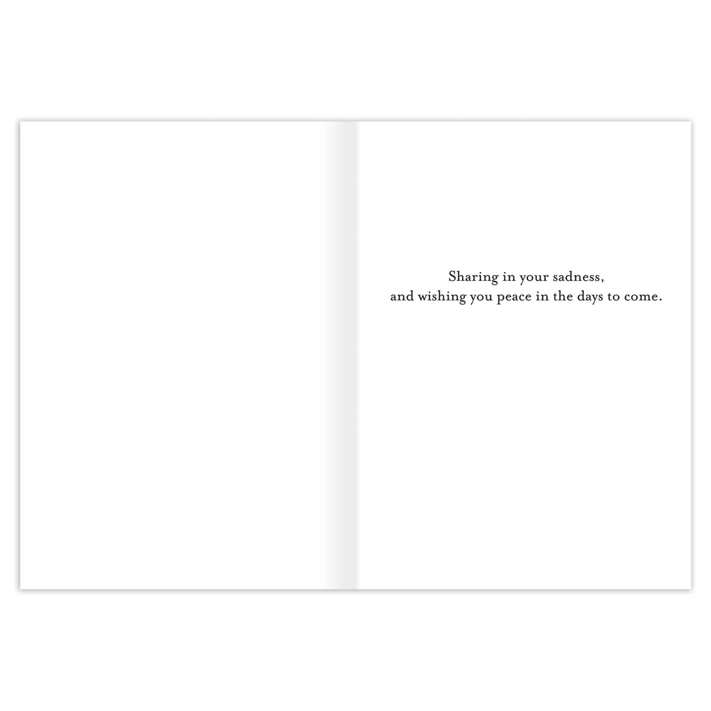 Wishing You Peace Sympathy Card