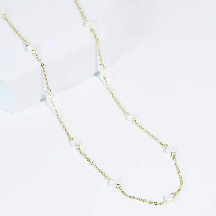 Floating Pearl Necklace