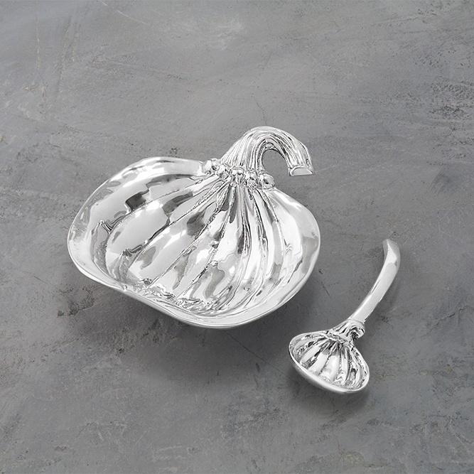 Holiday Pumpkin Bowl with Spoon