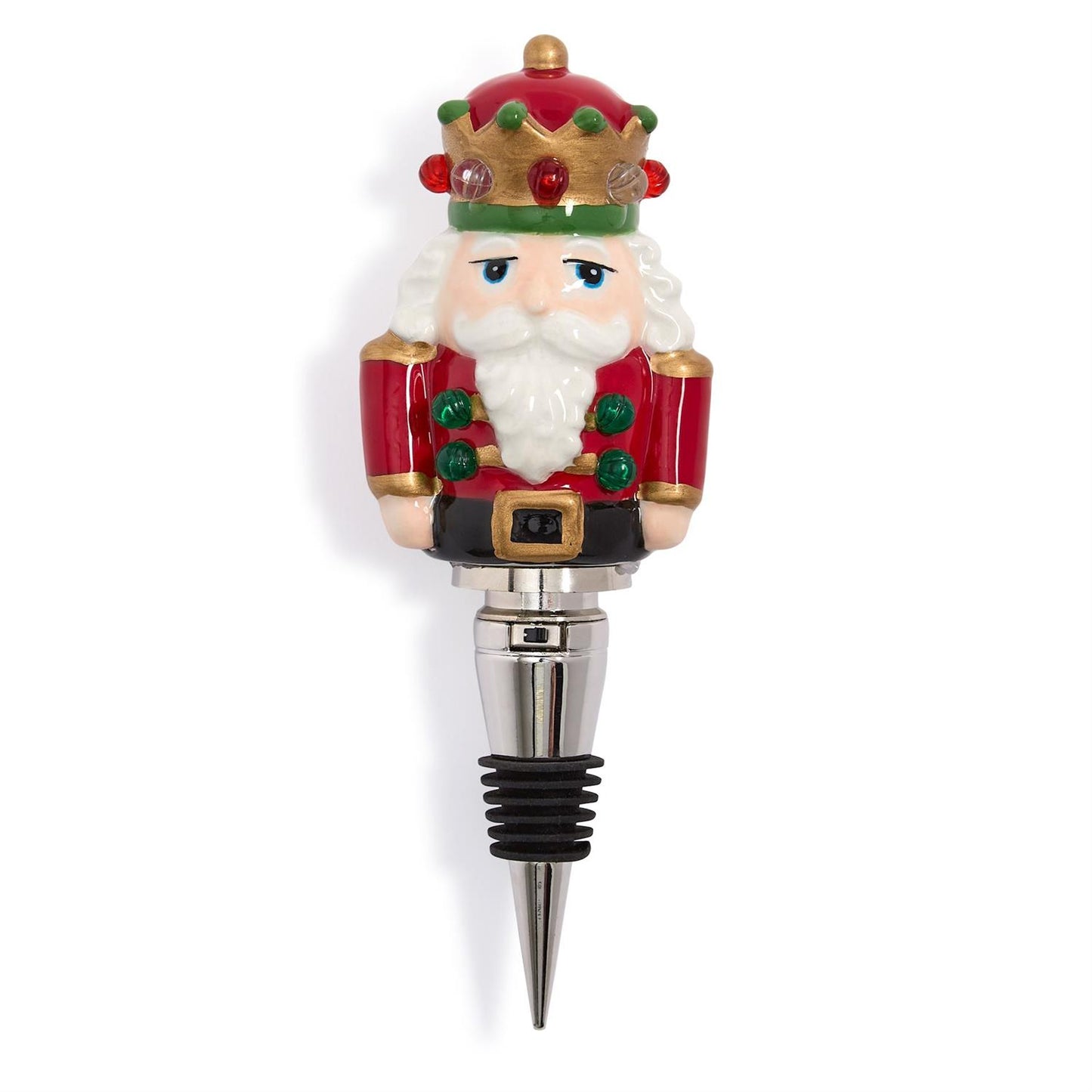Light-Up LED Nutcracker Bottle Stopper