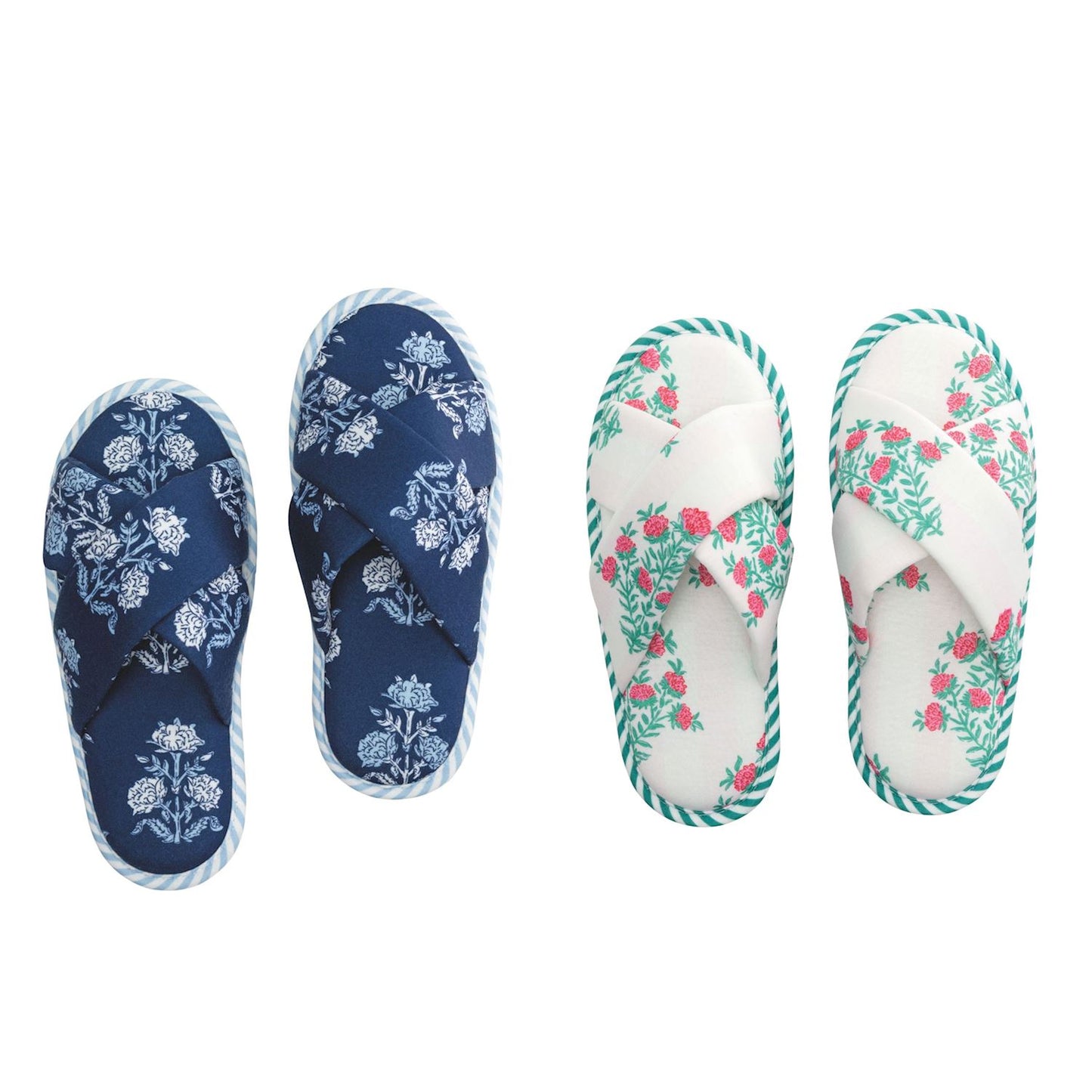 Block Print Slippers