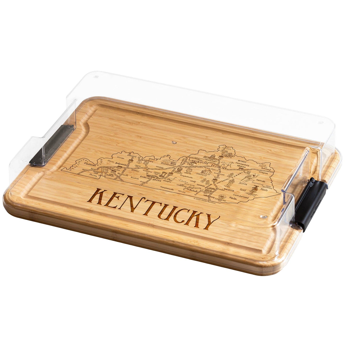 Flip, Serve & Store™ State Charcuterie Board with Lid: Texas