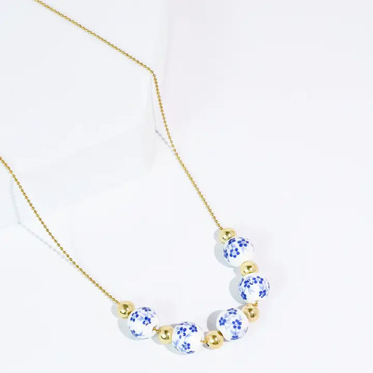 Blue Blossom Necklace