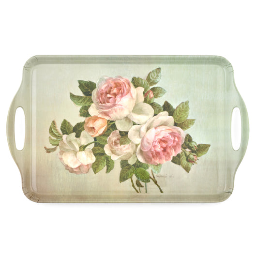 Antique Rose Large Handled Tray