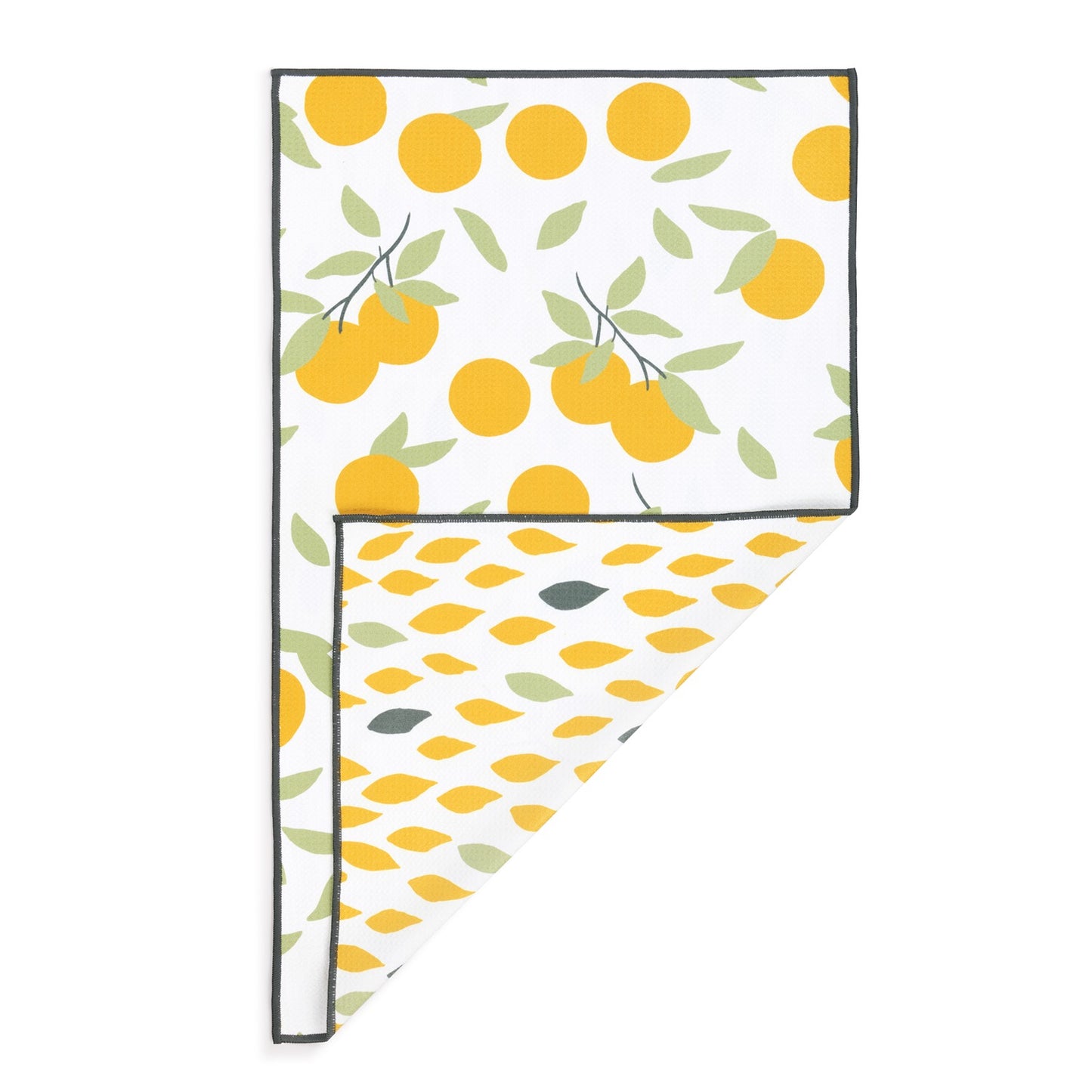Citrus Orange Absorbent Reversible Towel - 18x30in
