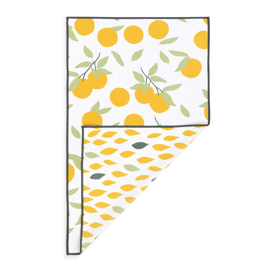 Citrus Orange Absorbent Reversible Towel - 18x30in