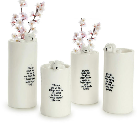 Friendly Animal Vase