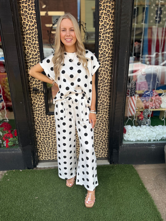 Scuba Polka Dot Lounge Set