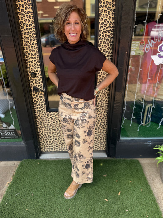 The Fall Roses Pants