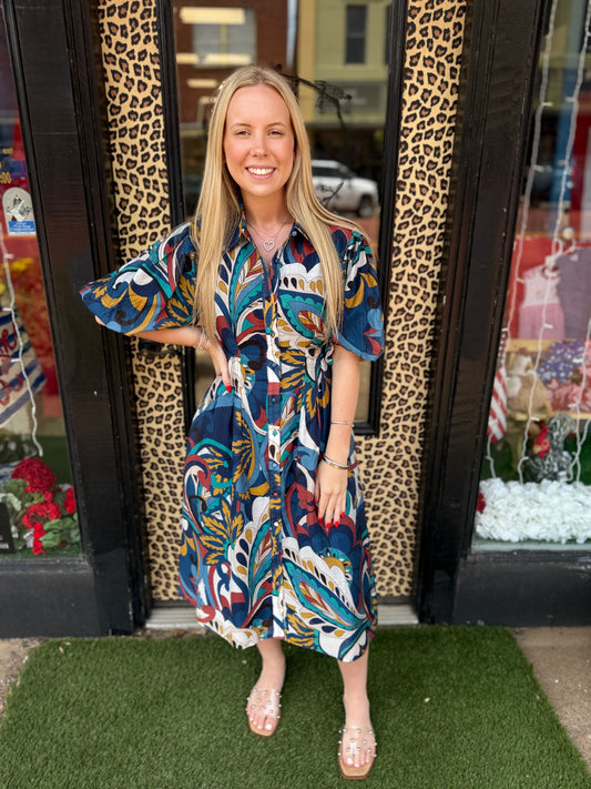Indigo dress