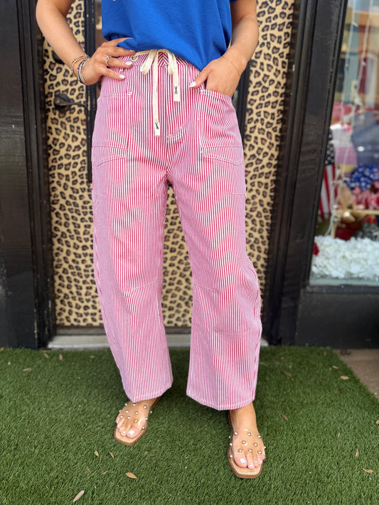 Cloud Nine Pants Red