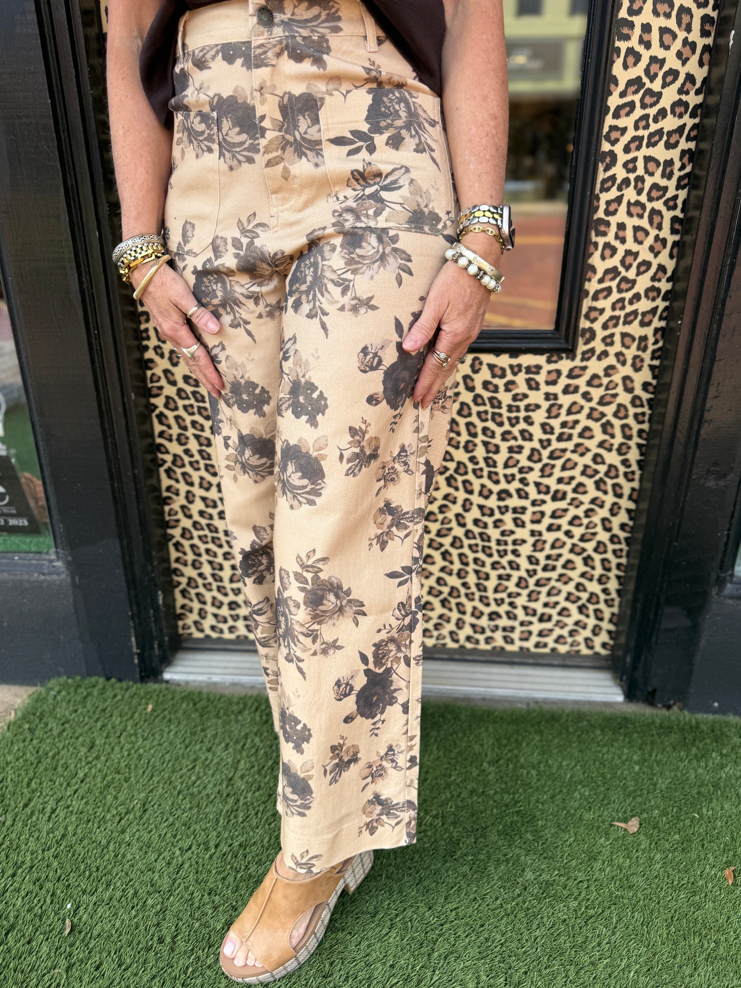 The Fall Roses Pants