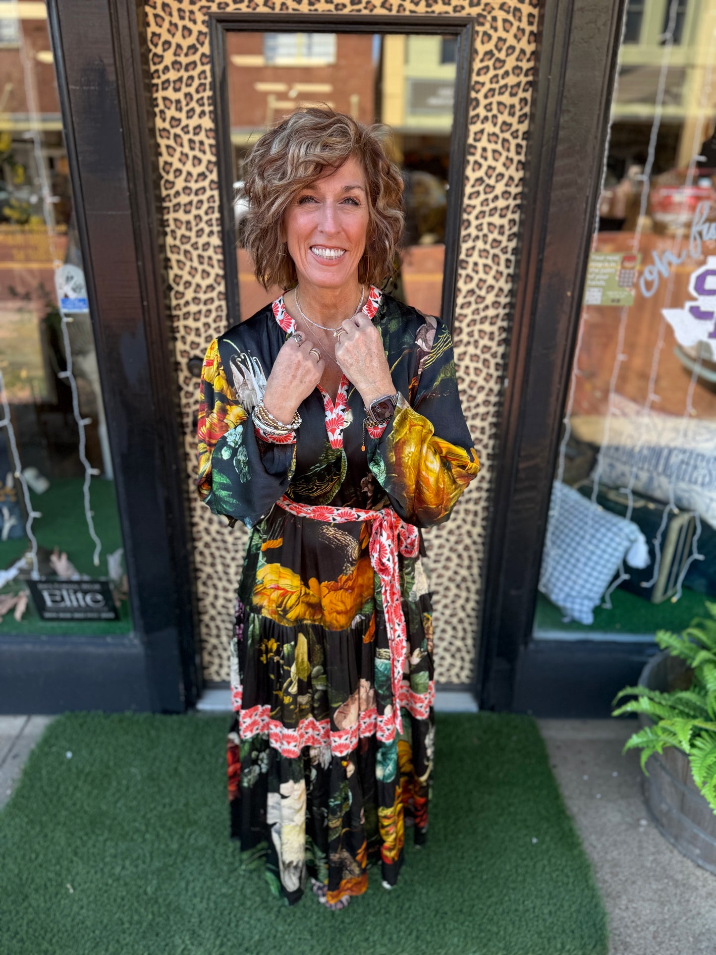 Audubon Drop Waist Dress