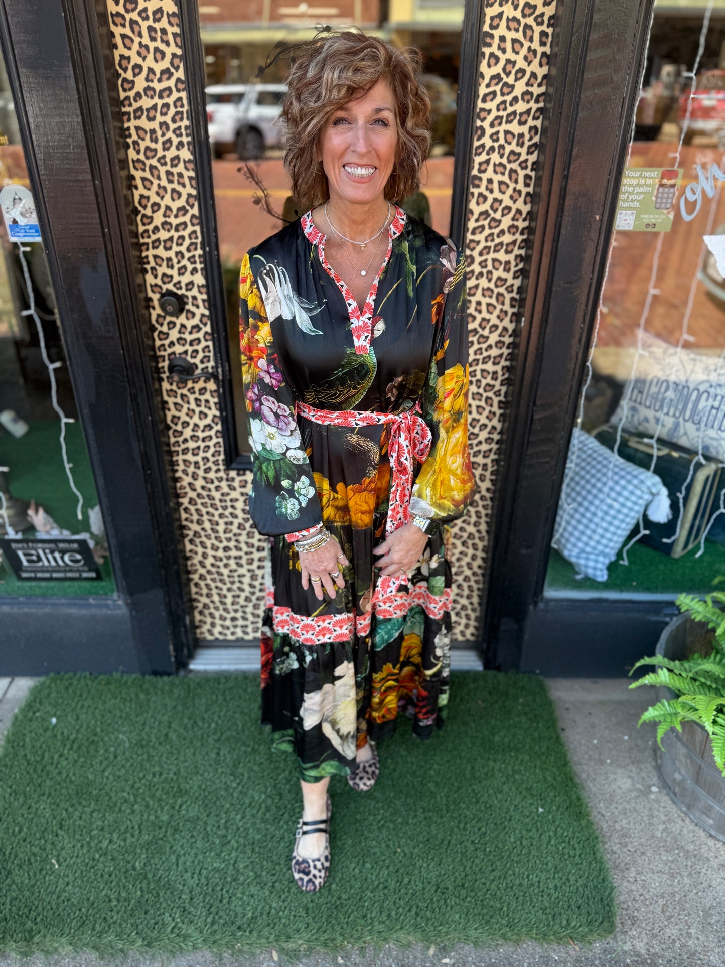 Audubon Drop Waist Dress