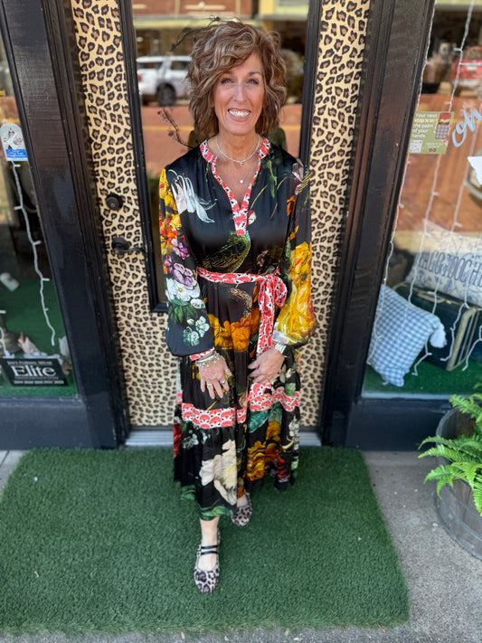 Audubon Drop Waist Dress