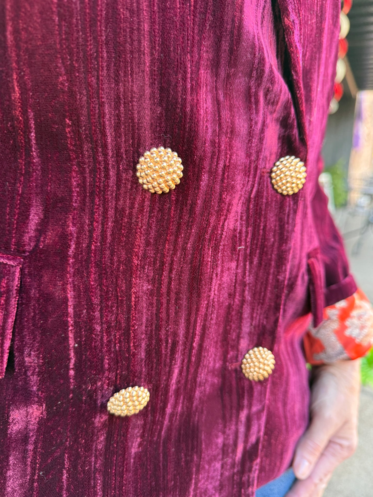 Kim Crushed Velvet Jacket