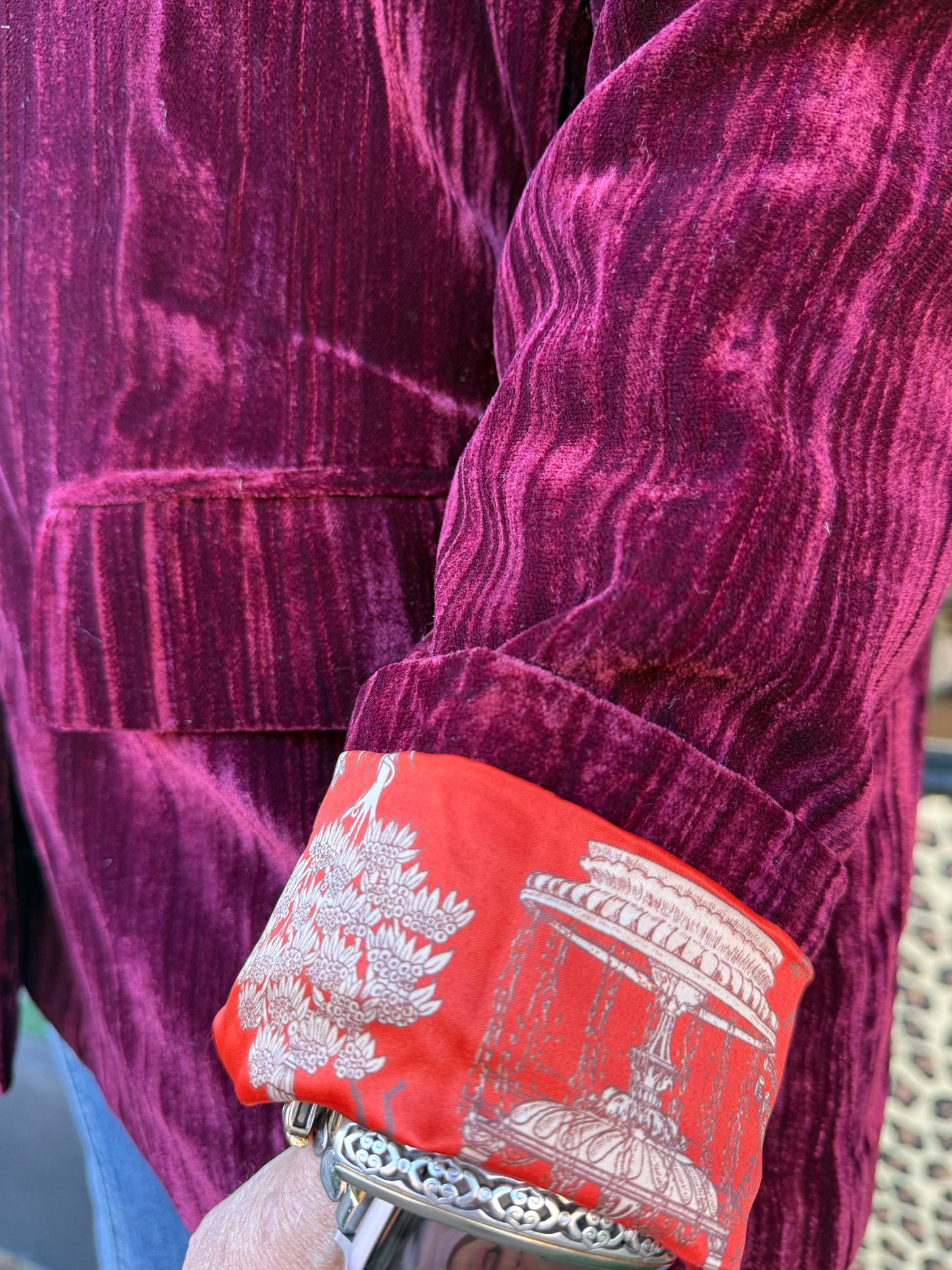 Kim Crushed Velvet Jacket