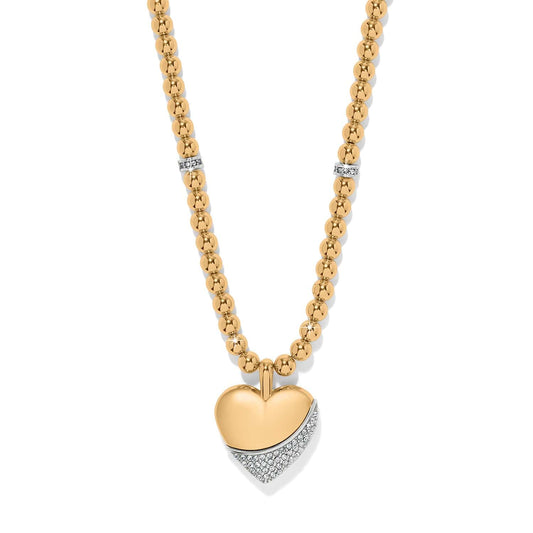 Meridian Petite Wave Heart Necklace