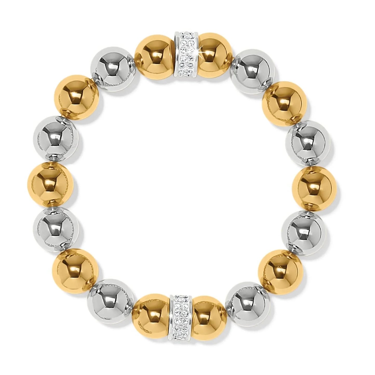 Meridian Stretch Bracelet Silver/Gold