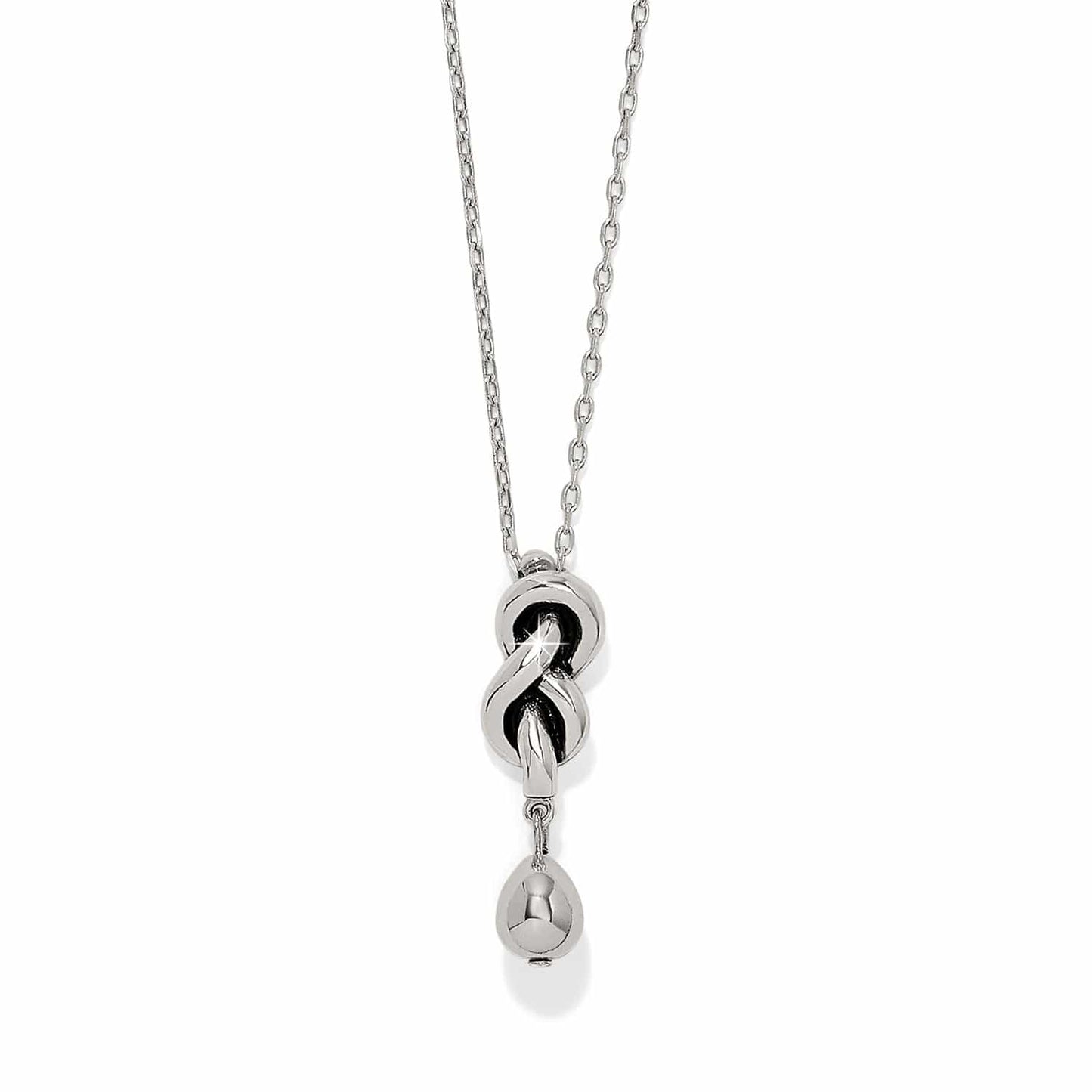 Interlok Single Knot Drop Necklace