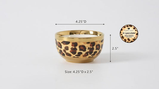 Animal Print Snack Bowl