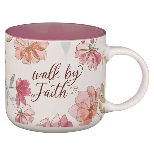 Love Cherry Pink Hummingbird Ceramic Coffee Mug - 1 Corinthians 13:4